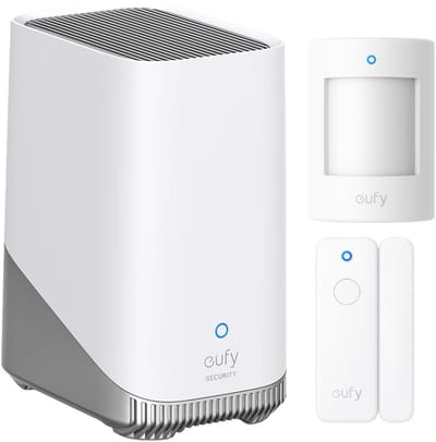 eufy Security HomeBase 3 S380 basissysteem + E20 raam/deur sensors + E20 bewegingsmelder - Alarm Bundel