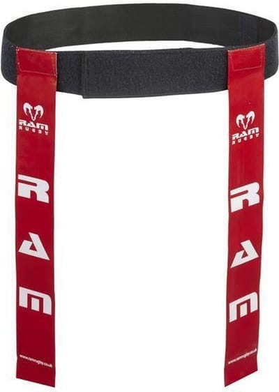 Tag Rugby Riem Set - de beste op de markt - Rood Small