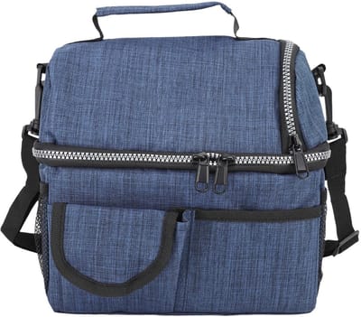 Dailygoods- Lunchtas 7L Grote Capaciteit - Dubbellaags Ontwerp - Waterdicht Oxford-doek - Thermische Isolatie - Koudebescherming - Draagbare Tas - Picknicktas