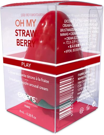 Exsens - Oh My Strawberry - Tepelstimulerende balsem met aardbeiensensatie