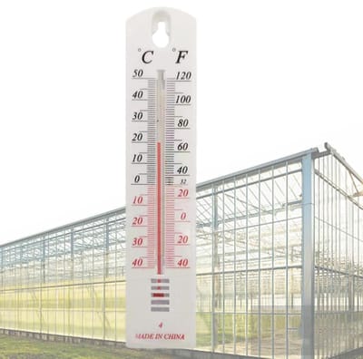 Temperatuurmeter - Weerthermometer Binnen Buiten - Kassen Wonen Tuin - Nauwkeurig Bereik -40 tot 50 - 21.8 cm Lengte