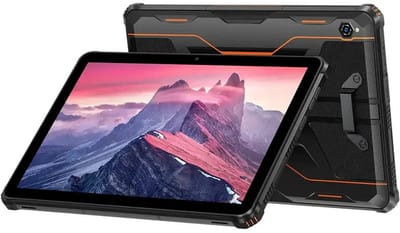 Oukitel RT9 Rugged tablet 6/256 GB - Robuuste tablet - Tablet 10 inch - Android tablet - IP69 waterproof en stofdicht - Met Robuuste case - 4G Dual SIM aansluiting - Mobiel internet en GPS - Android 14 - Extra bescherming - Tablet voor industrieën