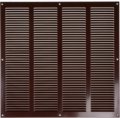 Bruin Ventilatie Rooster 40x40 cm voor Binnen- Buitenluchtinlaat