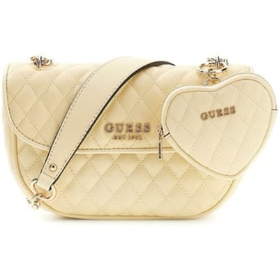 GUESS schoudertas Atabey Convertible Xbody Flap Yellow Lichtgeel