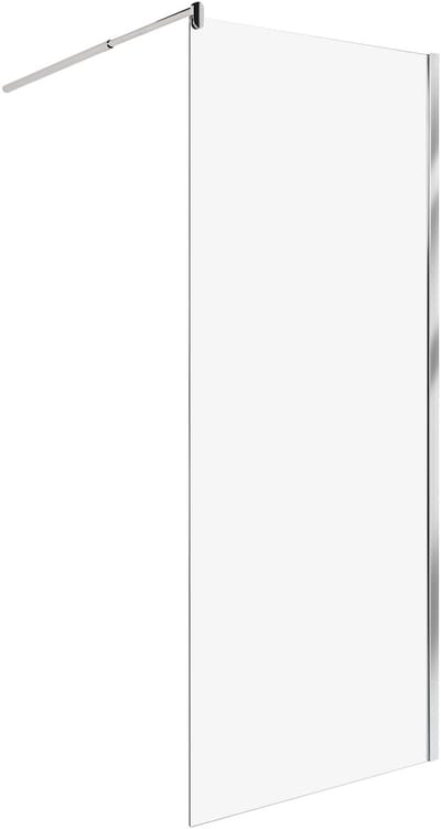 AHAUS - Douchescherm - Zilver - 80 x 190 cm - Veiligheidsglas