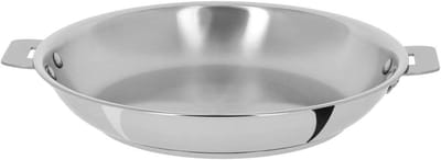 Roestvrijstalen Pan - Kookpan Sauspan - Mee Koken - Afneembare Handgreep - 32 cm - Zilver