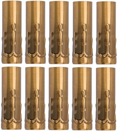 Allecto - Kaarslamphouder Buis - E14 Accessoires - ijzer - Kristallen