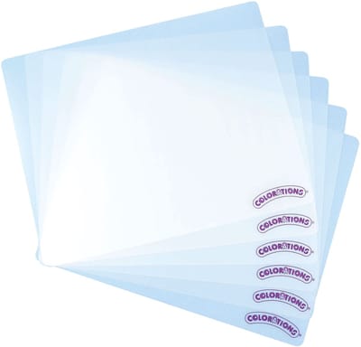 Colorations - Transparante Knutselmatten - 6st..