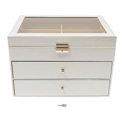 Brillenkoker met 24 Rasters - Stijlvolle Opbergdoos voor Zonnebrillen en Accessoires