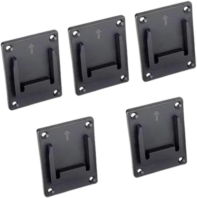 Dailygoods - 5 Stuks Accuwandhouder voor Gereedschappen