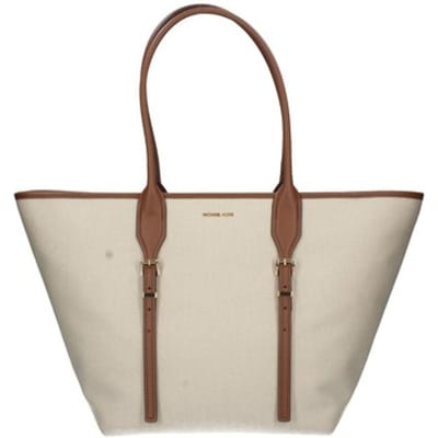 Michael Kors Large Buckle Tote Luggage Maat: OS | Handtassen Outlet | Dames | Beige