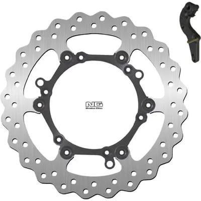 Vlotterende motorremschijfset en steuntje NG Brake Disc Wave 1254XK16