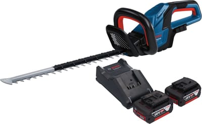 Bosch GHE 18V-50 Professionele accu heggenschaar 18 V 50 cm borstelloos + 2x accu 5.0 Ah + lader