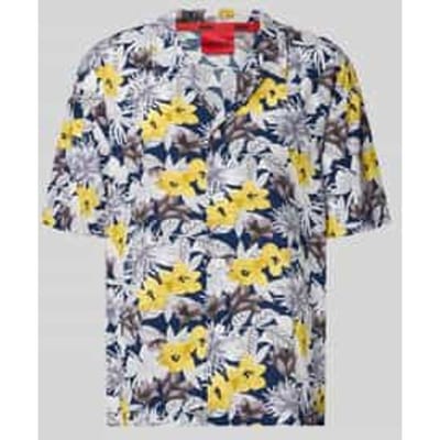 relaxed fit vrijetijdsoverhemd van pure viscose model 'BEACH'