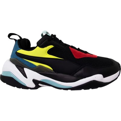 Puma Thunder Spectra Heren Zwart Leer Textiel Veterschoenen 367516 01