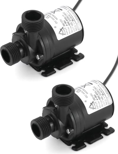 Waterpomp - Dompelpomp - Fontein en vijver - Borstelloze motor - 800L/H - Zwart