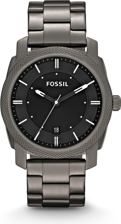 Fossil Machine FS4774 Herenhorloge 42 mm - Grijs