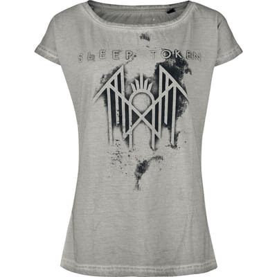 Sleep Token T-shirt - Take Me Back - S tot XL - voor Vrouwen - grijs