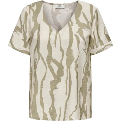 JDY - JDYCAMILLE S/S V-NECK TOP WVN - Dames - Blouses