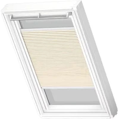 Velux Manueel Verduisterend Plisségordijn Fhc S04 1166swl Ivoor White Line
