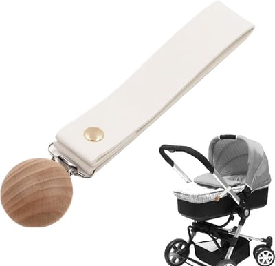 Kinderwagen Deken Clips - Baby Quilt Haken - Baby Warm Houden - Modieus Creatief Ontwerp - 12.5 cm - Wit