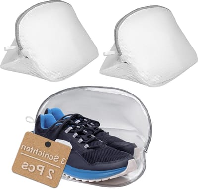 Herbruikbare Waszak voor Schoenen, 2 Stuks, Ideaal voor de Wasmachine en Reizen, Beschermt en Organiseert Schoenen