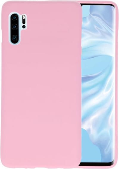Hoesje Geschikt voor de Huawei P30 Pro - Backcover Color Telefoonhoesje - Roze