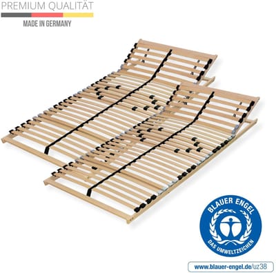 lattenbodem 180x200 (2x 90x200) - verstelbaar hoofdbord - Sleepneo - bedbodem