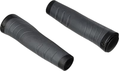 Ergonomische Fietssturen Grips voor Volwassenen - Zwart/Grijs, 135mm