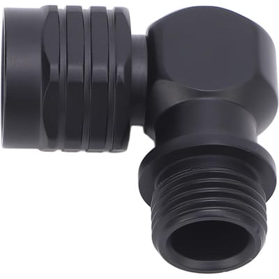 Connecteur de Détendeur Deuxième Étage Acier Inoxydable 90 Degrés Universel Détendeur de Plongée Deuxième Étage black
