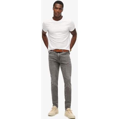 Superdry Vintage Skinny Jeans Grijs Grootte: 30/32