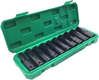 Kleine Doppenset - Socket Gereedschap - Auto Reparatie - Ergonomisch Antislip - 30cm Pakket