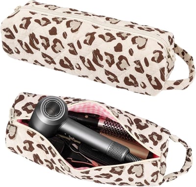 Reistas voor föhn en stylingtools - stofvrije reistas - organizer voor haarstylingtools - praktische reisorganizer met vakken - waterdicht materiaal - gemakkelijk mee te nemen - stijlvol design