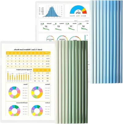 Set van 20 Klemrails voor A4 Documenten - Plastic Sliding Bar Binder voor Kantoor, School en Thuisgebruik