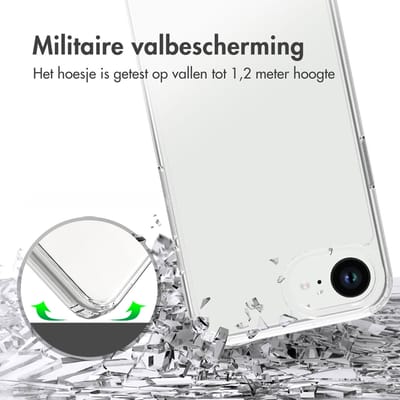 Accezz Hoesje - Geschikt voor Apple iPhone 17e / 16e - Xtreme Impact Backcover 2.0 - Transparant