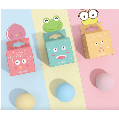 Meowmagic driekleurige piepspeelbal, 3 stuks