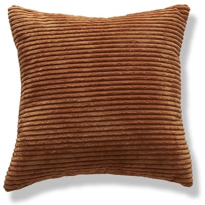 Nordic Kussenhoezen Superzachte Gestreepte Fluwelen Corduroy Decoratieve Kussenhoes Voor Bank 45x45cm Decoratieve Kussensloop 450mm*450mm