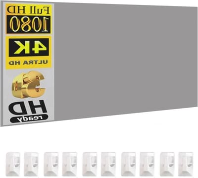 Projectiescherm 72 inch - Draagbaar scherm - Thuisbioscoop - Anti-licht technologie - 159 x 90 cm - Grijs
