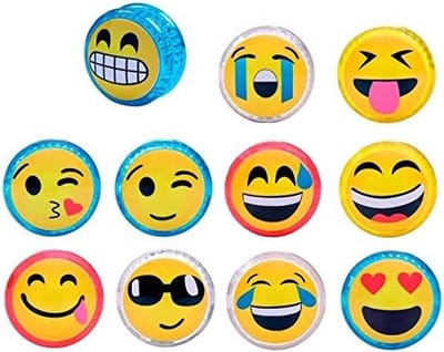 Leuk Weggevertje voor Gasten: YoYo met Lichtgevende Smiley - Ideaal voor Feestjes en Communie