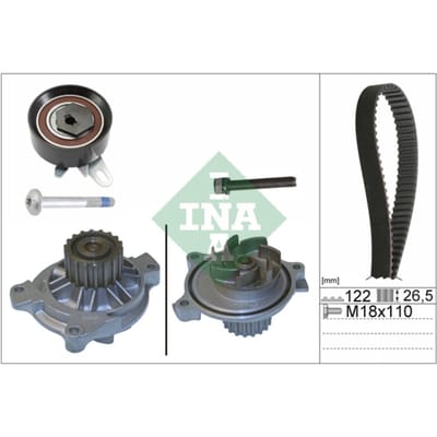 Schaeffler Ina Waterpomp + distributieriem set INA 530 0175 31