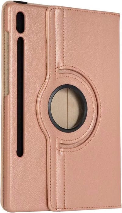 LuxeBass Hoesje geschikt voor Samsung Galaxy Tab S7 T870 2020 Draaibaar Hoesje - Rosegoud
