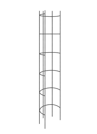 KADAX Klimzuil van staal, trellis, klimhulp, zuil, klimplanten, klimhulp, rooster, plantenhouder, roosterlat, draadgaas (H: 150 cm)