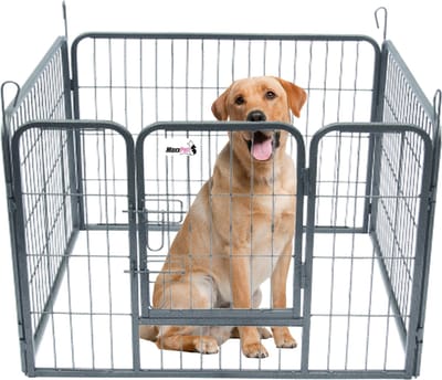 MaxxPet Puppyren - puppykennel - opvouwbaar- honden bench - puppy bench - 101x79cm - 4 delig