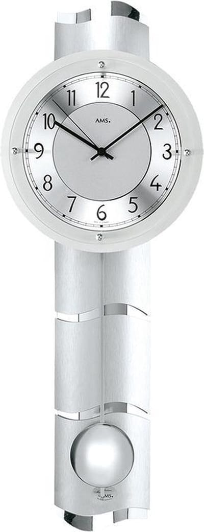 Prachtige AMS wandklok met slinger 5215