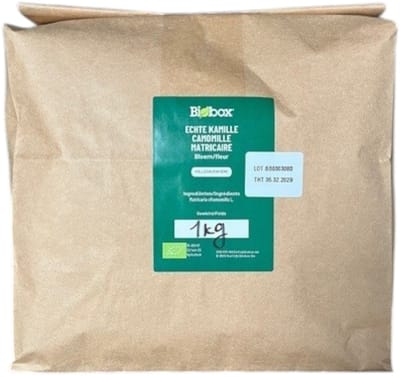 Bio Kamille bloemen 1kg