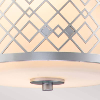 Elstead Lighting LED Hanglamp Ziggy | 1X E27 Max 40W | Dimbaar | Lacquered Silver