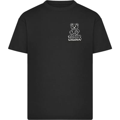 Mister Tee - The Bear Of The Hood EMB Heren Tshirt - L - Zwart