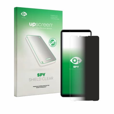 upscreen - privacy screenprotector voor Sony Xperia 1 VIII - Folie Beschermfolie Blauwlichtfilter