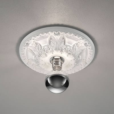 Trio Lighting Plafondlamp Lilly, gips, stucwerklook Ø 30 cm