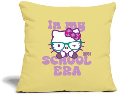 Hello Kitty Met Bril In My School Era Sierkussenhoes, 45 x 45 cm